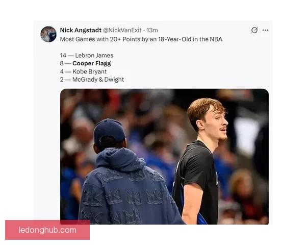 库班力挺弗拉格当选最佳新秀 称其无所不能能影响比赛局势